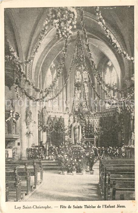 Lay-Saint-Christophe Fete de Sainte Therese de l Enfant Jesus