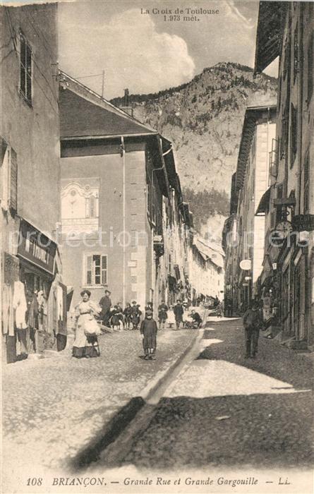 Briancon Grande Rue et Grande Gargouille