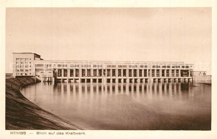 Kembs Elsass Kraftwerk