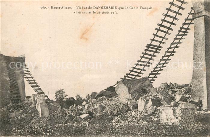 Alsace Elsass Viaduc de Dannemarie que le Genie Franc