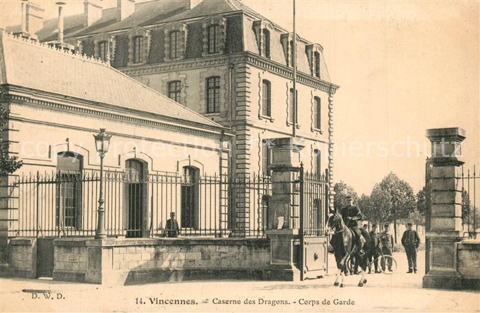 Vincennes Caserne des Dragons Corps de Garde