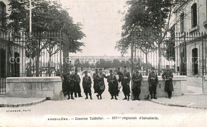 Angouleme Caserne Taillefer 107me regiment d Infanterie