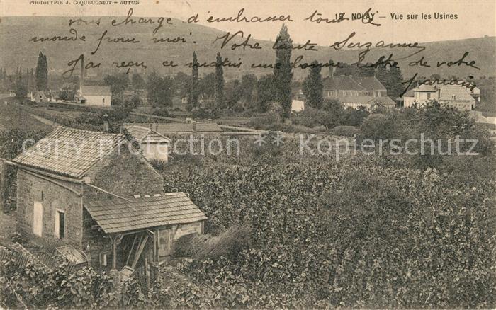 Nolay Cote-d Or Burgund Vue sur les Usines
