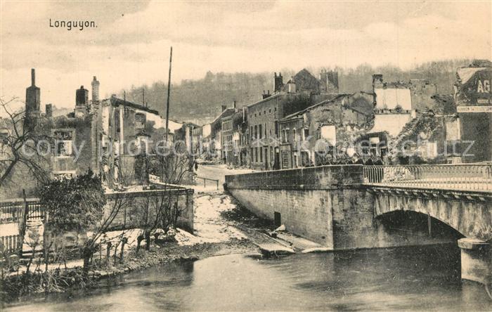 Longuyon nach Zerstörung in WK1