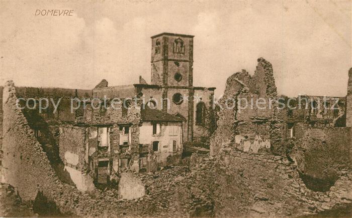 Domevre-en-Haye nach Zerstoerung in WK1