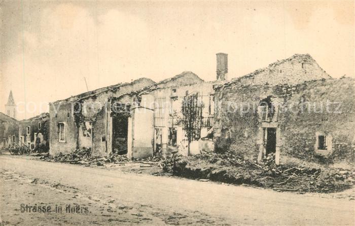 Noers Zerstoerte Dorfstrasse