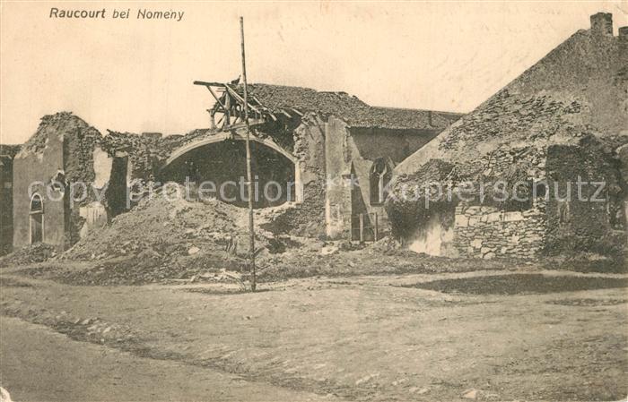 Raucourt Zerstörtes Dorf