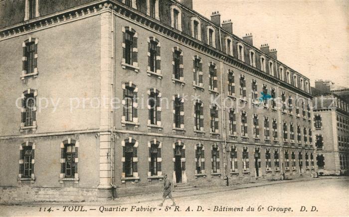 Toul 54 Quartier Fabvier Batiment du 6e Groupe
