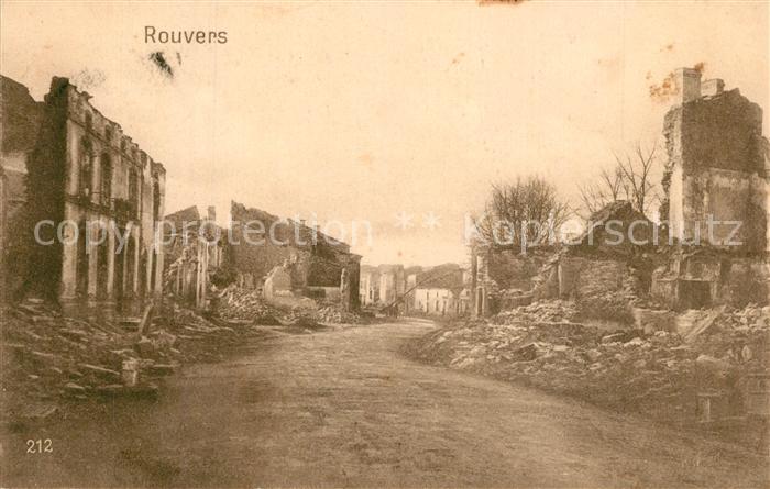 Rouves Zerstoertes Dorf in WK1