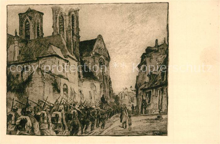 Luneville Einmarsch bei Saint Martin