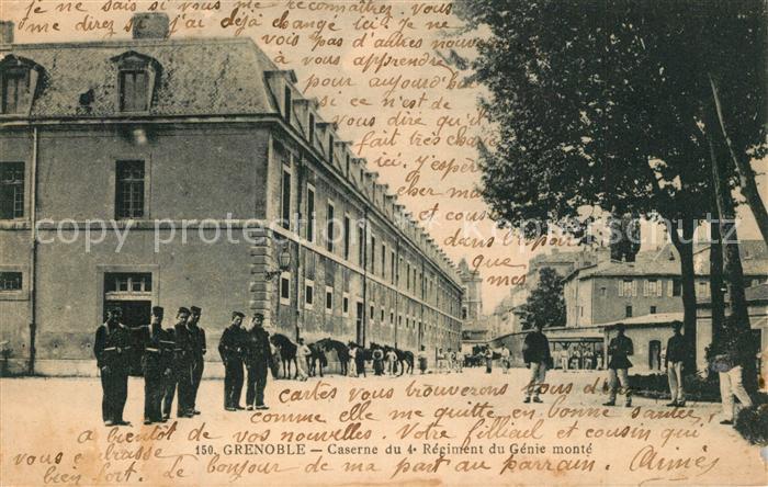 Grenoble Caserne du 4e Regiment du Genie monte