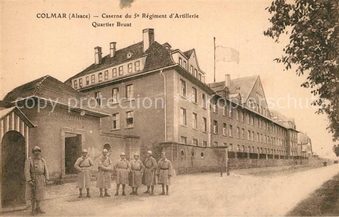 Colmar Haut Rhin Elsass Caserne du 5e Regiment d’Artillerie Qua
