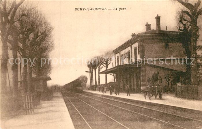 Sury-le-Comtal La gare