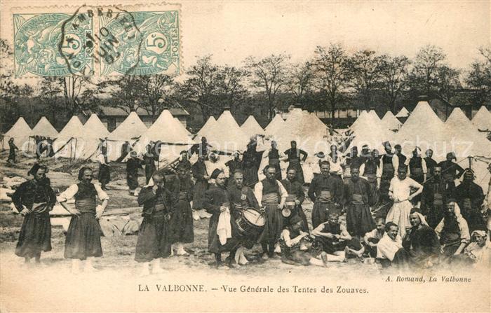 La Valbonne Vue generale des Tentes des Zouaves