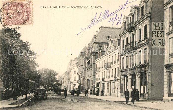 Belfort Alsace Avenue de la Gare