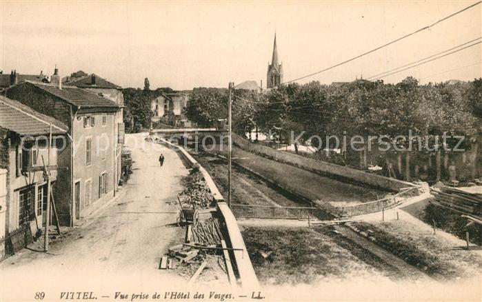 Vittel Vue prise de l’Hotel des Vosges