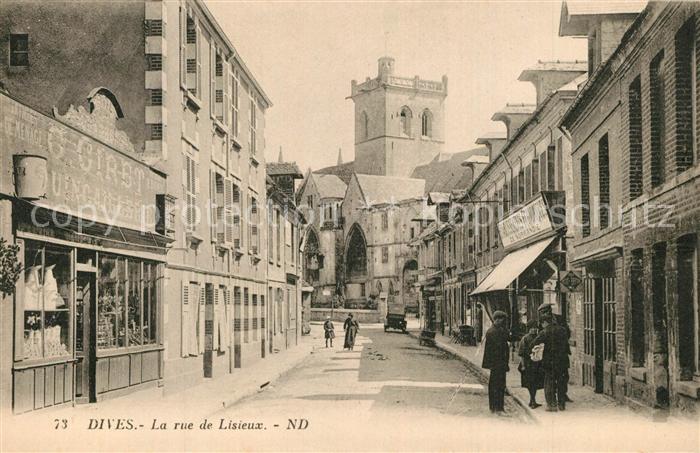 Dives La rue de Lisieux