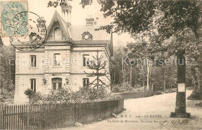 Le Havre La foret de Monjeon Pavillon des gardes