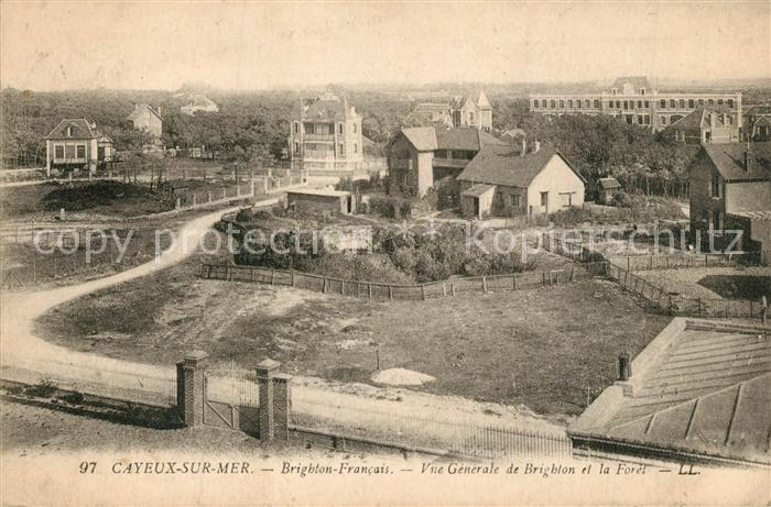 Cayeux-sur-Mer Brighton Francais Vue generale de Brighton et la Foret