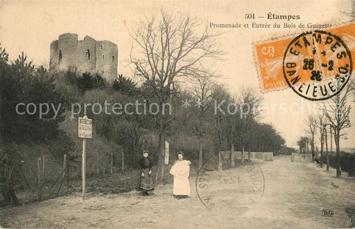 Etampes Promenade et Entree du Bois de Guinette
