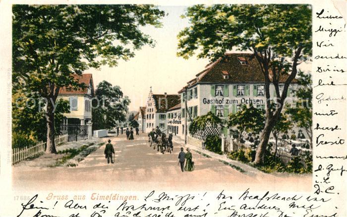Eimeldingen Dorfstrasse Gasthof zum Ochsen
