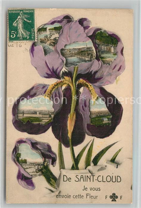 Saint-Cloud Paris Je vous envoie cette Fleur