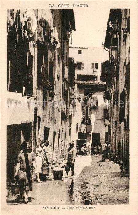 Nice Alpes Maritimes Une Vieille Rue