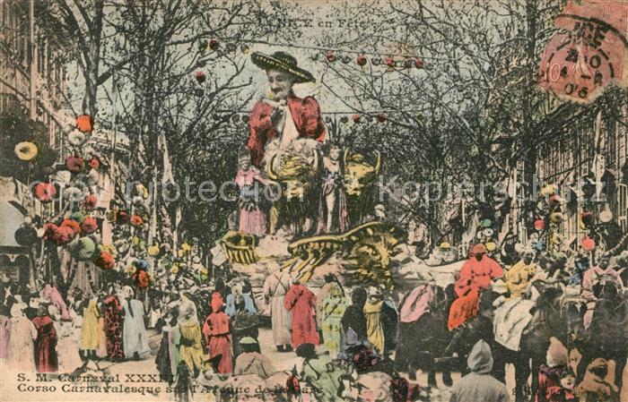 Nice Alpes Maritimes Carnevalszug