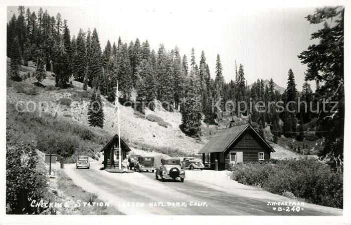 Redding California Checking Station Lassen Nationalpark