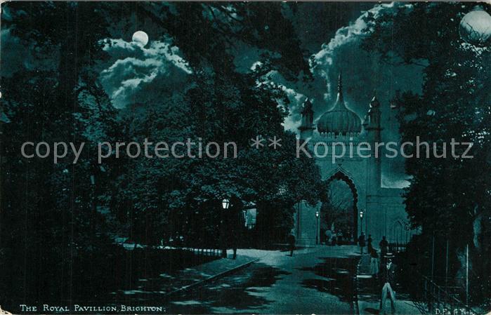 Brighton East Sussex Royal Pavillion Mondschein