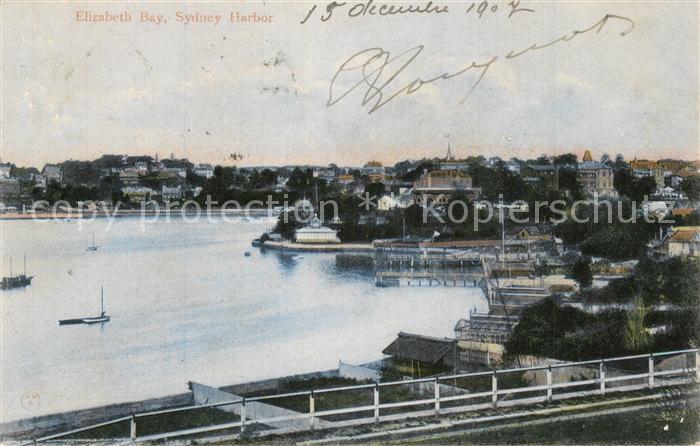 Sydney Hafen Elisabeth Bay