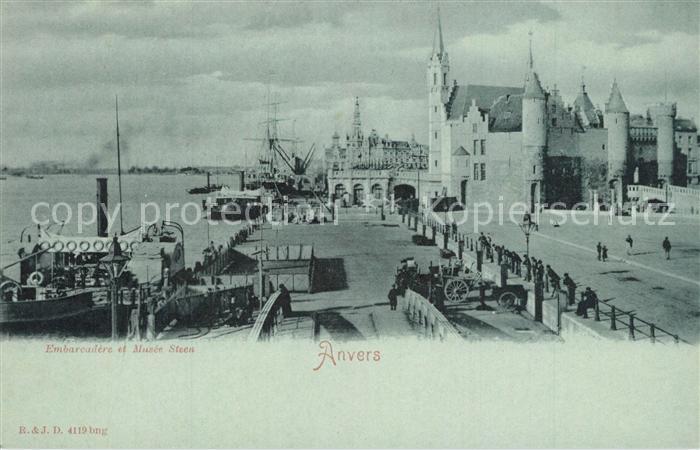 Anvers Antwerpen Embarcadere Musee Steen