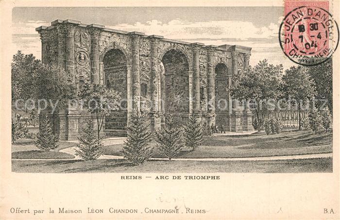 Reims Champagne Ardenne Arc de Triomphe