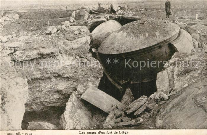 Liege Luettich Les Restes d un fort