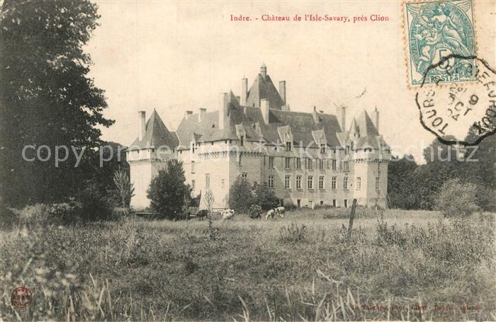 Indre Chateau de l Isle Savary pres Clion