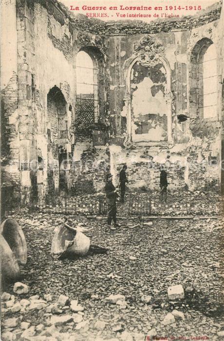 Serres Meurthe-et-Moselle Kriegsbombardement