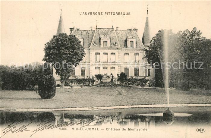 Vic-le-Comte Chateau de Montservier