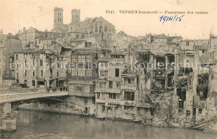 Verdun Meuse Panorama Ruinen