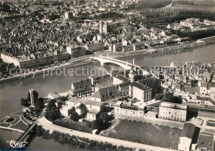 Chalon-sur-Saone Fliegeraufnahme