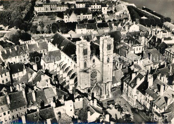 Chalon-sur-Saone Fliegeraufnahme Cathedrale