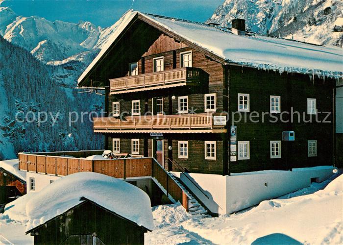 Hinterbichl Praegraten Berggasthof Groederhof Winter