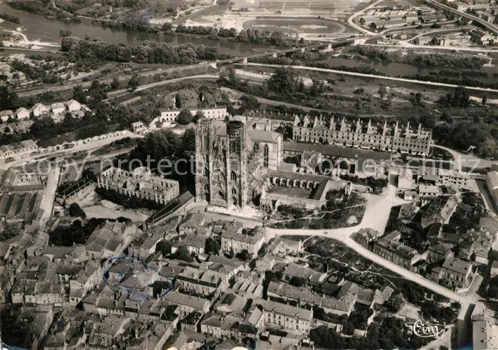 Toul 54 Fliegeraufnahme Cathedrale Saint Etienne