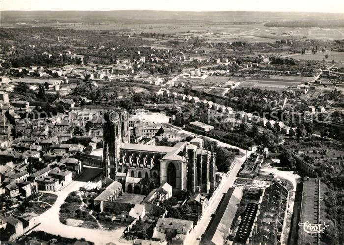 Toul 54 Fliegeraufnahme Cathedrale Sainte Etienne Avenue Aristide Briand