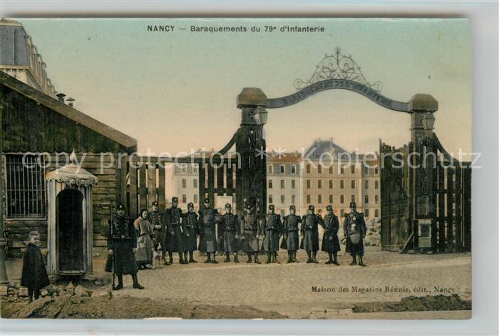 Nancy Lothringen Baraquements du 79d Infanterie