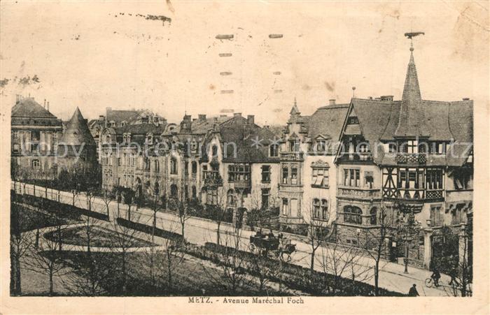 Metz  57 Moselle Avenue Marechal Foch