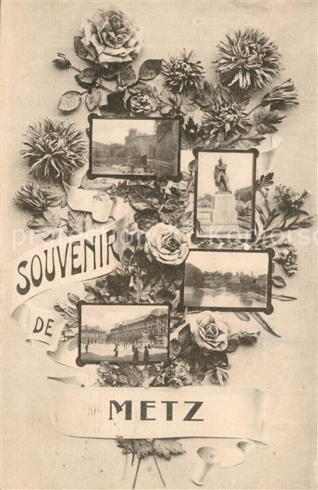 Metz  57 Moselle Ansichten Bahnhof Denkmal