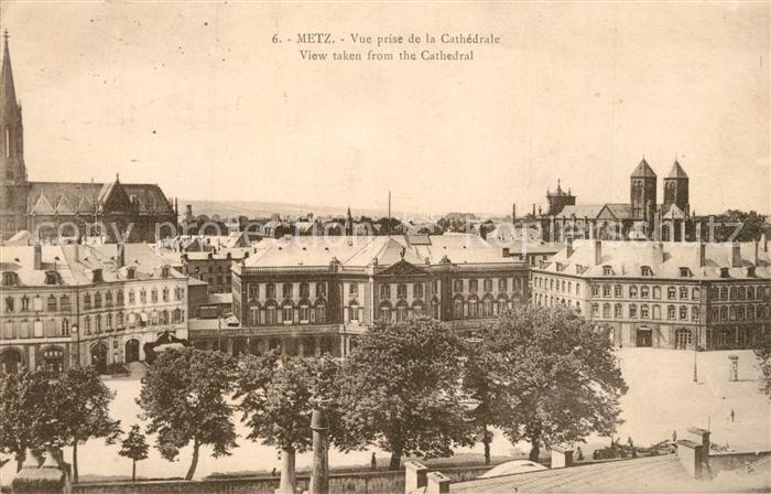 Metz  57 Moselle Panorama Kirche