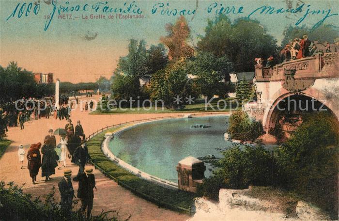 Metz  57 Moselle La Grotte de l Esplanade