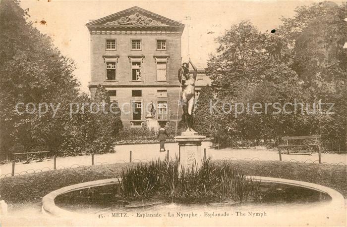 Metz  57 Moselle Esplanade La Nymphe