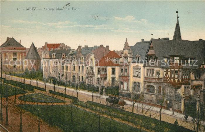Metz  57 Moselle Avenue Marechal Foch